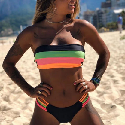 Women Strapless Bikini Sets