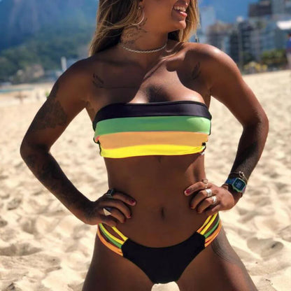 Women Strapless Bikini Sets