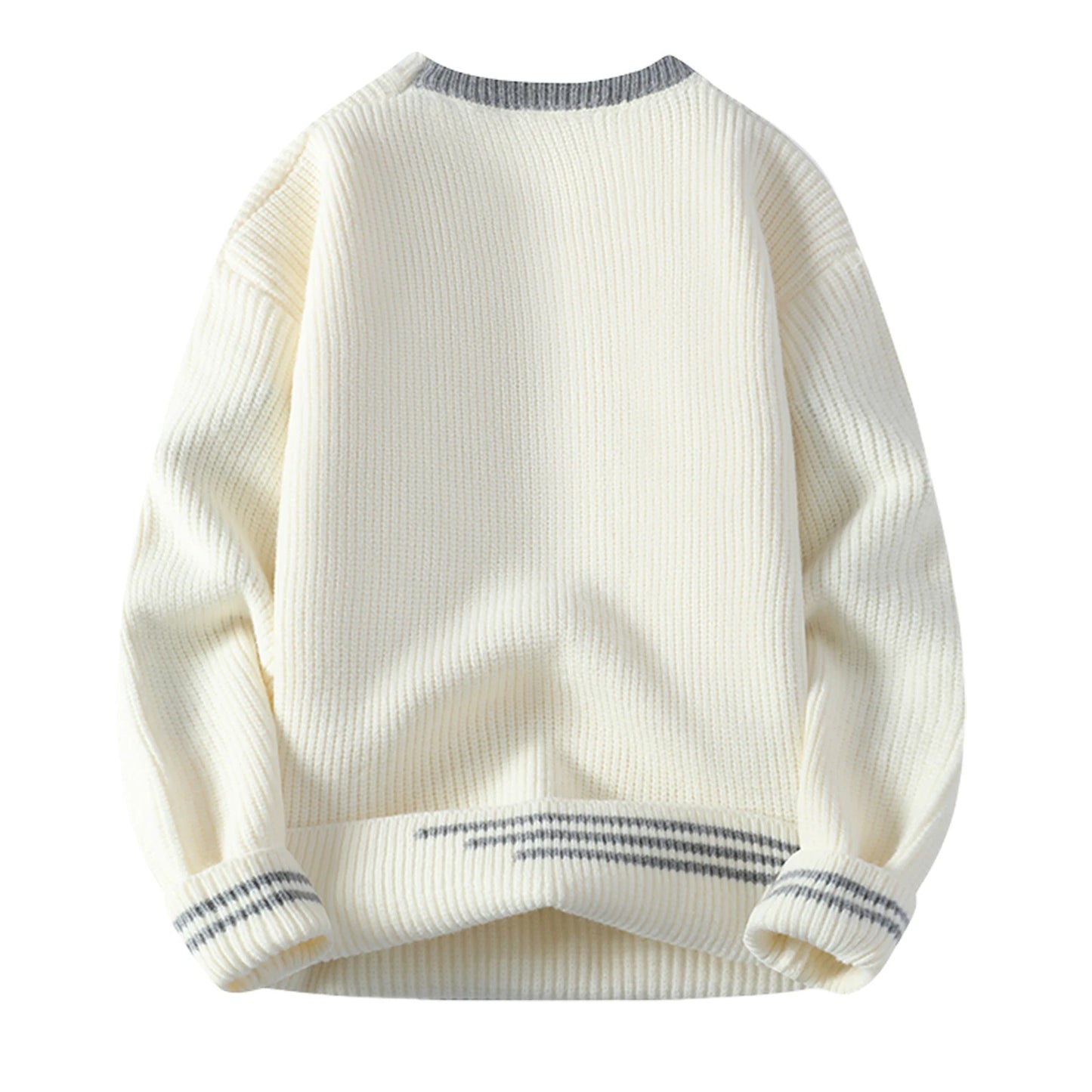 Men Retro Twist Sweater