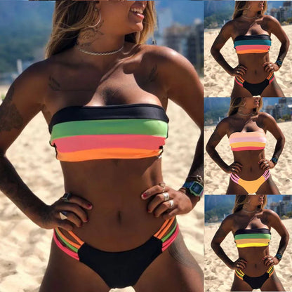 Women Strapless Bikini Sets