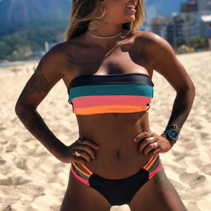 Women Strapless Bikini Sets