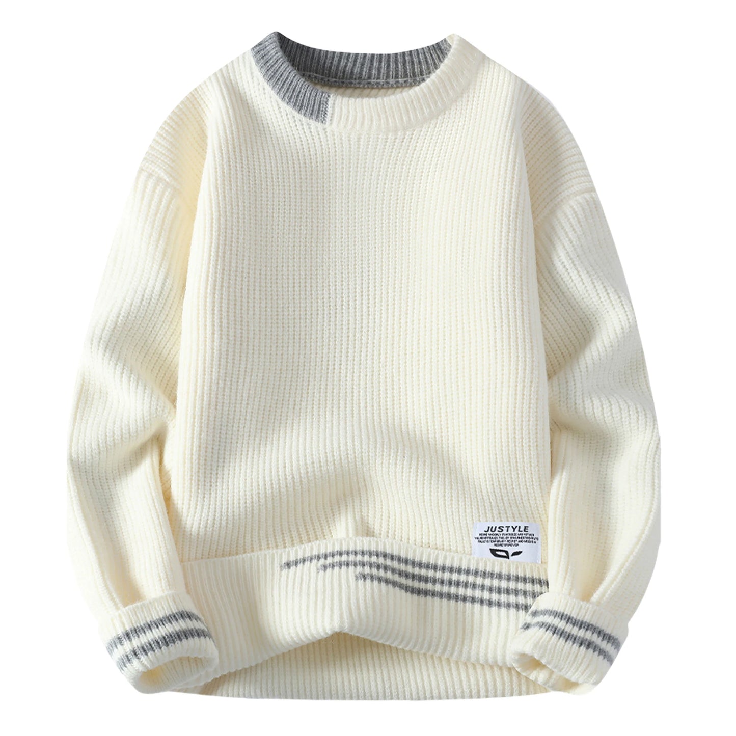 Men Retro Twist Sweater
