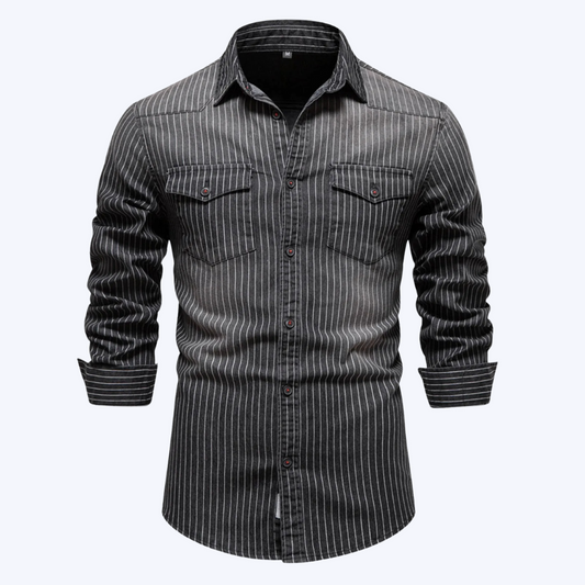 Classic Stripe Denim Shirt